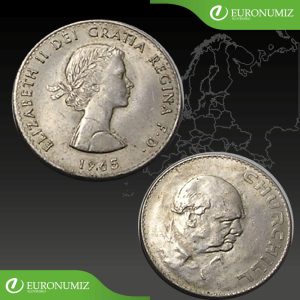 5 SHILLINGS 1965 VELKA BRITANIA