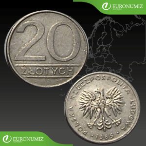 20 ZLOTYCH 1985 POLSKO