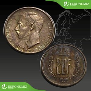20 FRANK 1980 LUXEMBURSKO