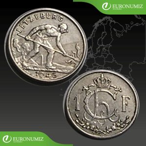 1 FRANK 1946 LUXEMBURSKO