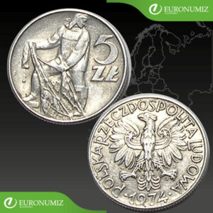 5 ZLOTYCH 1974 POLSKO