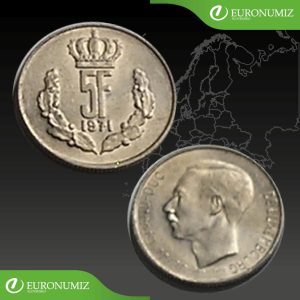5 FRANK 1971 LUXEMBURSKO
