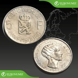5 FRANK 1962 LUXEMBURSKO