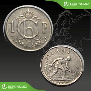 1 FRANK 1953 LUXEMBURSKO