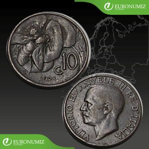10 CENTESIMI 1928 TALIANSKO