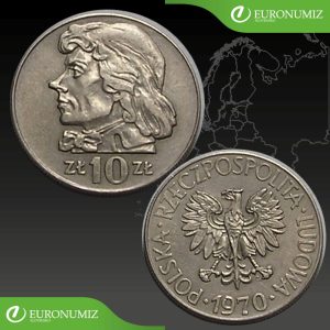 10 ZLOTYCH 1970 POLSKO