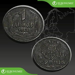 1 DINAR 1942 SRBSKO