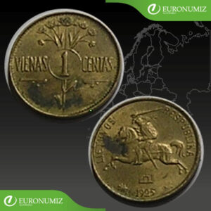 1 CENTAS 1925 LITVA