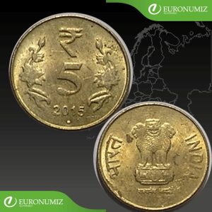 5 RUPEES 2015 INDIA