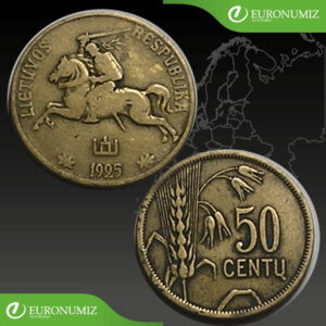 50 CENTU 1925 LITVA