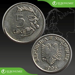 5 LEKE 1995 ALBANSKO