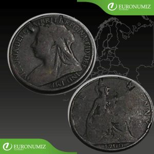 ONE PENNY 1900 VELKA BRITANIA