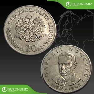 20 ZLOTYCH 1976 POLSKO