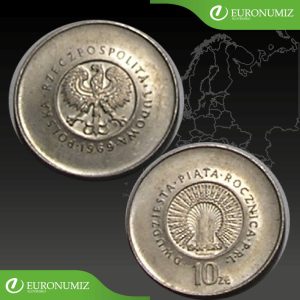 10 ZLOTYCH 1969 POLSKO