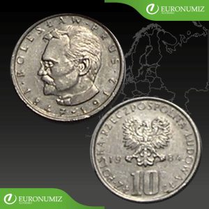 10 ZLOTYCH 1984 POLSKO