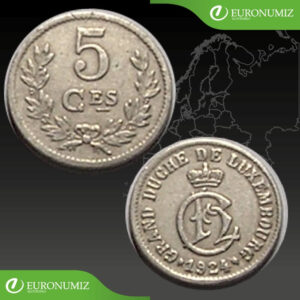5 CENTIMES 1924 LUXEMBURSKO
