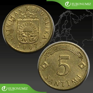5 SANTIMI 2007 LOTYSSKO