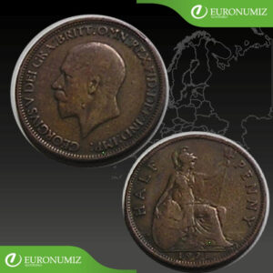 HALF PENNY 1928 VELKA BRITANIA