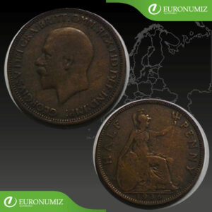 HALF PENNY 1936 VELKA BRITANIA