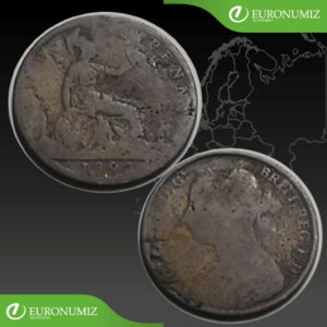 ONE PENNY 1892 VELKA BRITANIA