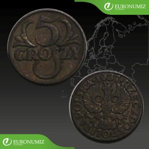 5 GROSZY 1937 POLSKO