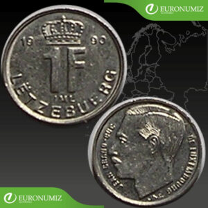 1 FRANK 1990 LUXEMBURSKO