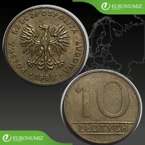10 ZLOTYCH 1989 POLSKO