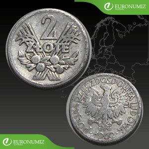 2 ZLOTE 1960 POLSKO
