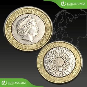 TWO POUNDS 2013 VELKA BRITANIA