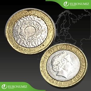 TWO POUNDS 2009 VELKA BRITANIA