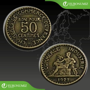 50 CENTIMES 1922 FRANCUZSKO