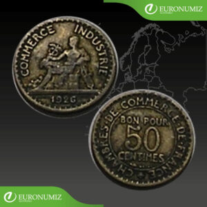 50 CENTIMES 1926 FRANCUZSKO