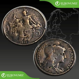 5 CENTIMES 1911 FRANCUZSKO