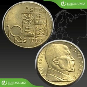 10 KORUN 1990 CSFR  MASARYK