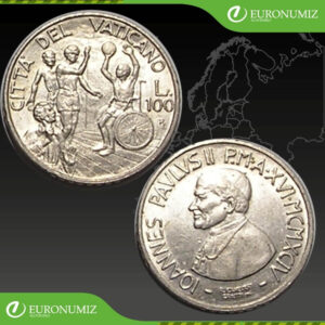 100 LIR 1994 VATIKAN JAN PAVOL II