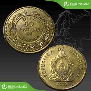10 CENTAVOS 2002 HONDURAS