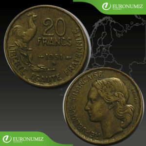 20 FRANCS 1951 B FRANCUZSKO