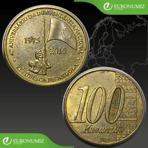 100 KWANZAS 2015 ANGOLA