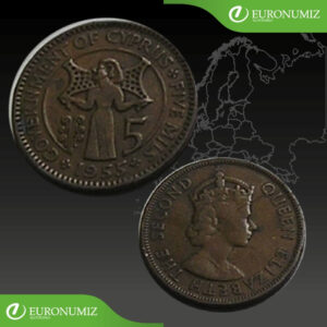 5 MILS 1955 CYPRUS