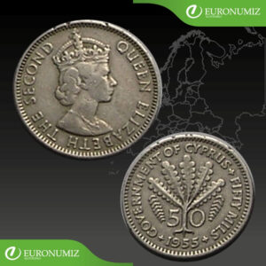 50 MILS 1955 CYPRUS