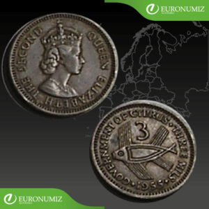 3 MILS 1955 CYPRUS