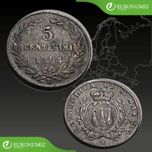 5 CENTESIMI 1894 SAN MARINO