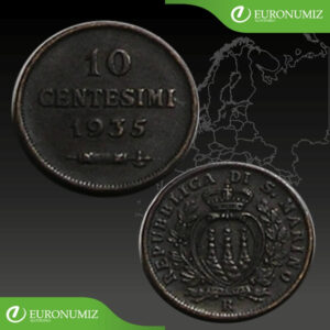 10 CENTESIMI 1935 SAN MARINO
