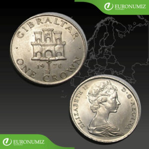 ONE CROWN 1970 GIBRALTAR