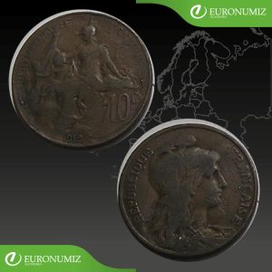 10 CENTIMES 1912 FRANCUZSKO
