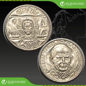 100 LIR 1993 VATIKAN JAN PAVOL II