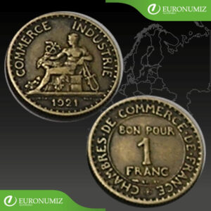 1 FRANC 1921 FRANCUZSKO