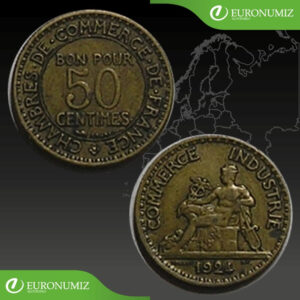 50 CENTIMES 1924 FRANCUZSKO