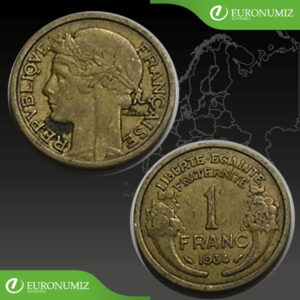 1 FRANC 1934 FRANCUZSKO