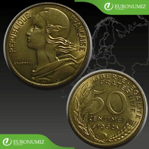 50 CENTIMES 1962 FRANCUZSKO